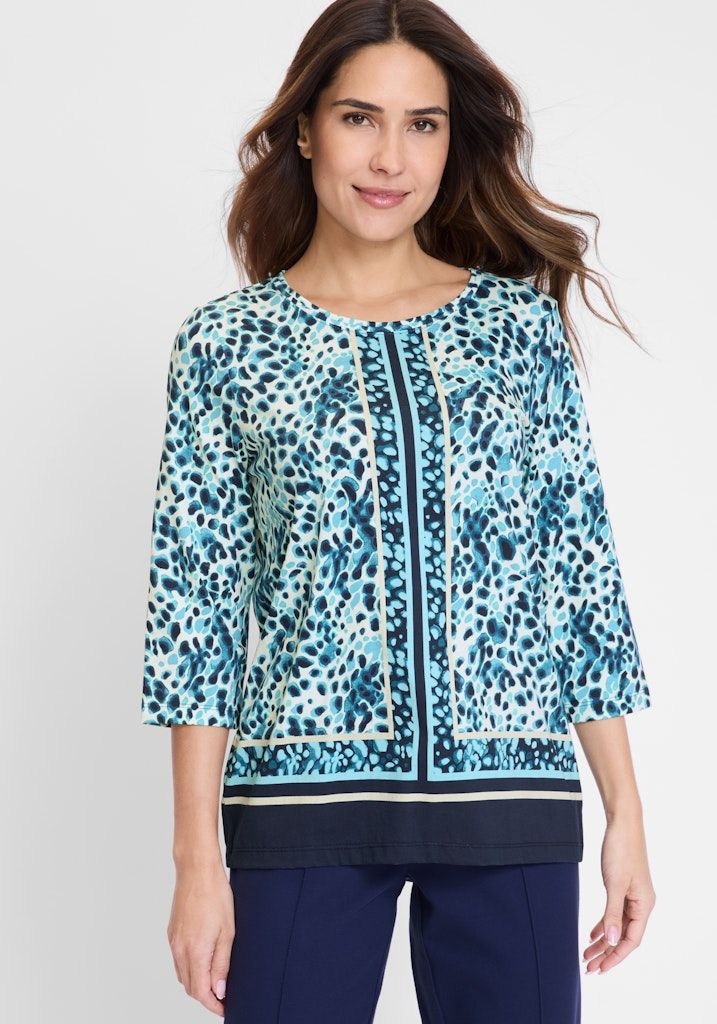 Женский лонгслив из хлопка Olsen | Фото 4