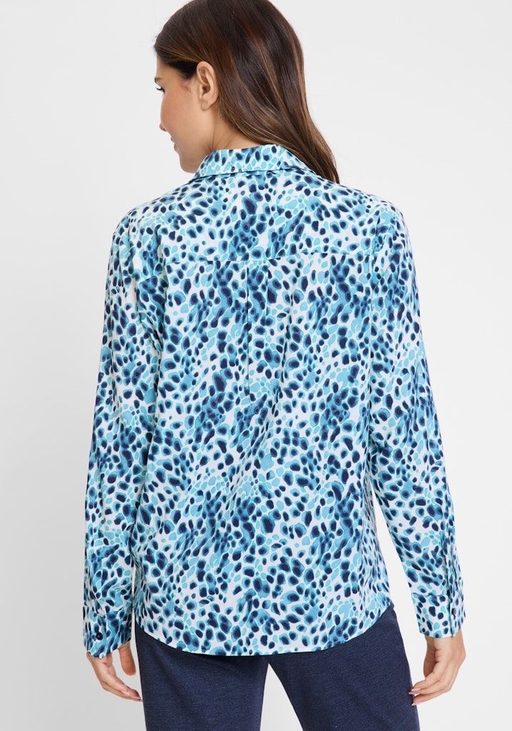 Женская блуза из хлопка с вискозой Olsen | Фото 5