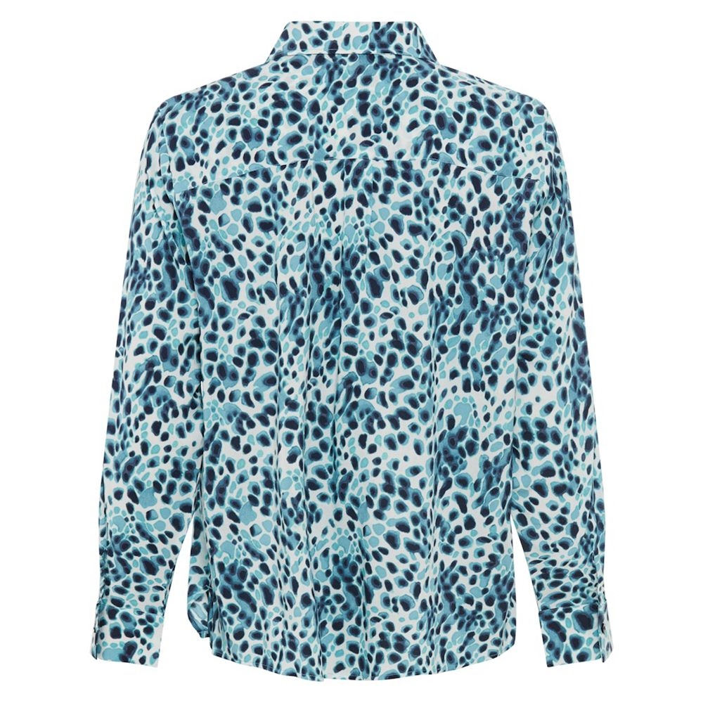 Женская блуза из хлопка с вискозой Olsen | Фото 2