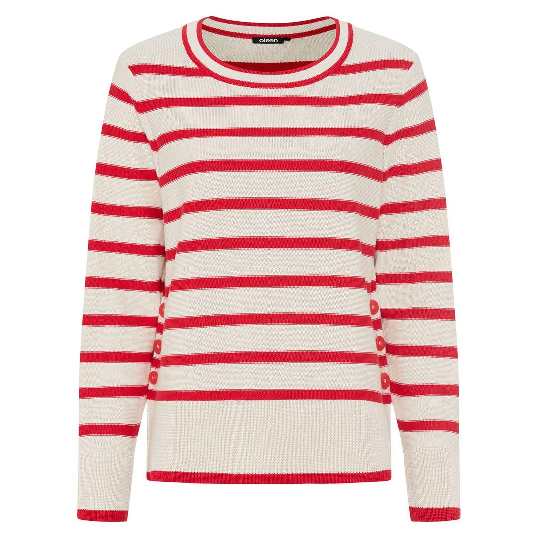 Женский джемпер в полоску Olsen | Фото 1