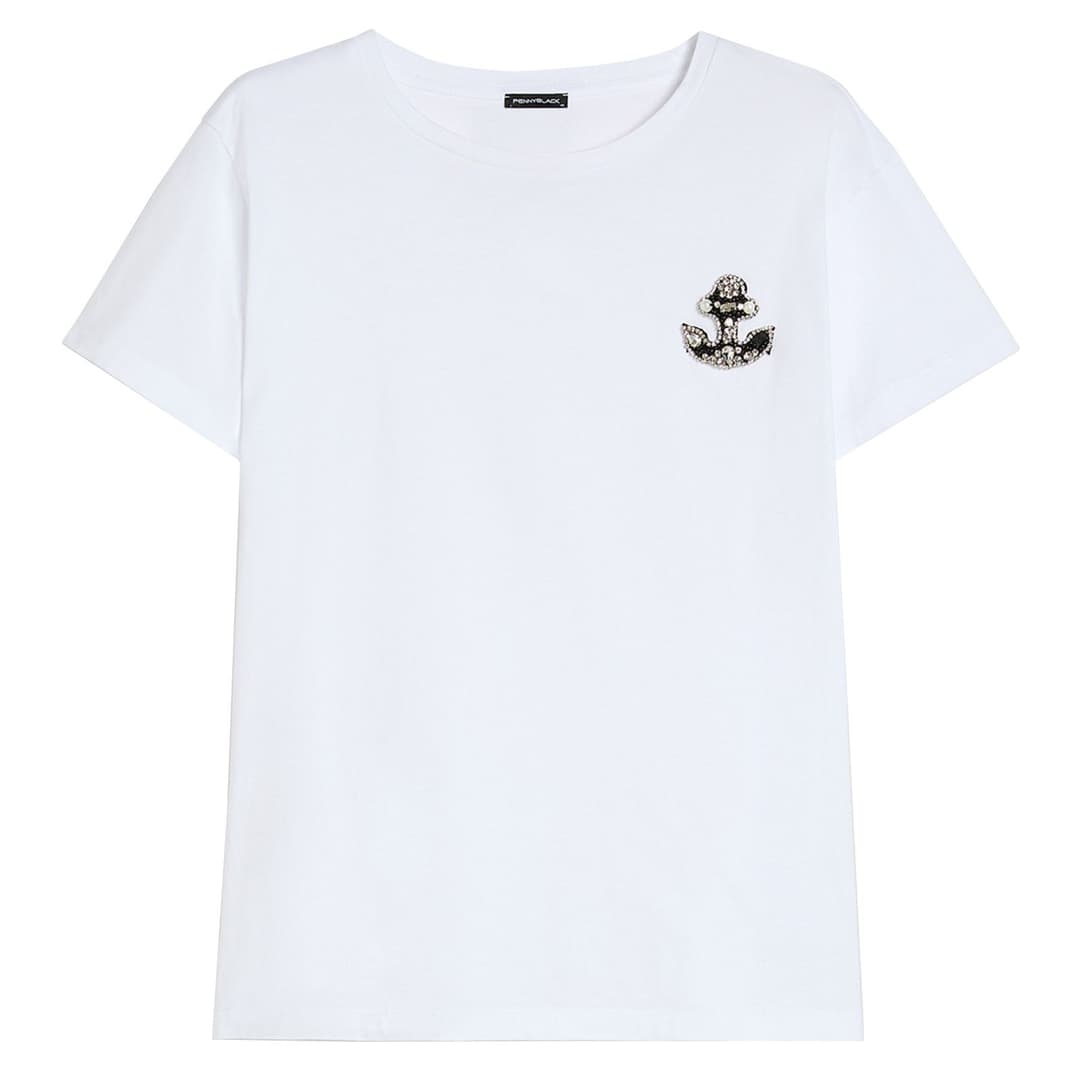 Женская футболка с декором PENNYBLACK | Фото 1