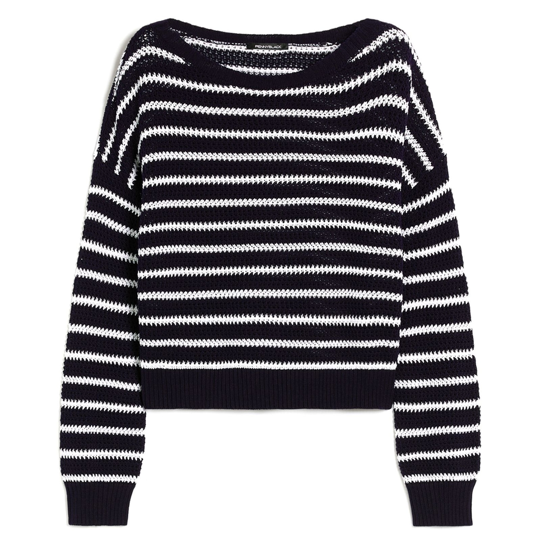 Женский джемпер в полоску PENNYBLACK | Фото 1
