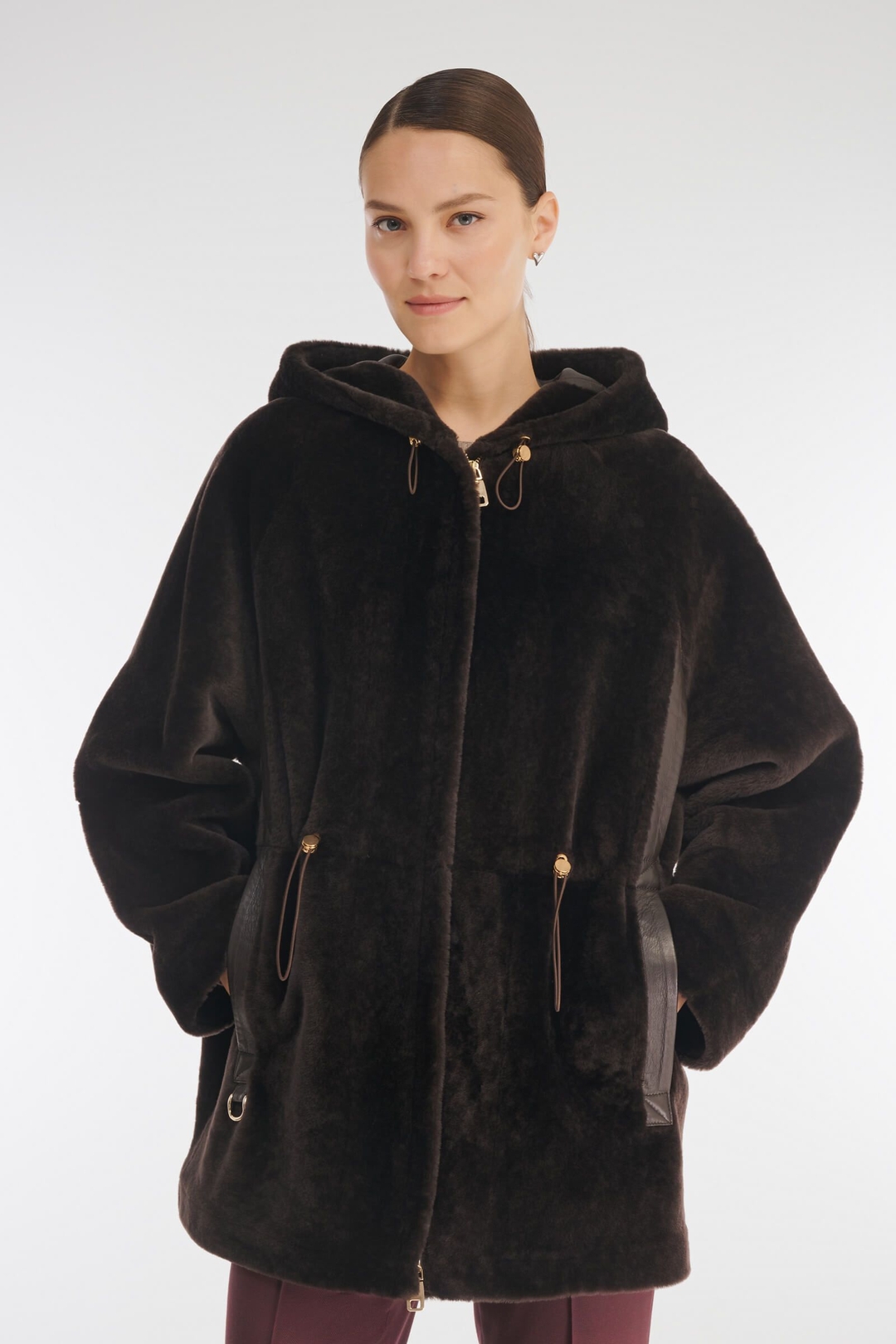 Женская дублёнка с капюшоном Caterina Leman | Фото 2
