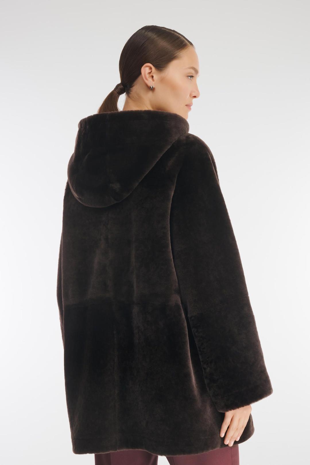 Женская дублёнка с капюшоном Caterina Leman | Фото 3