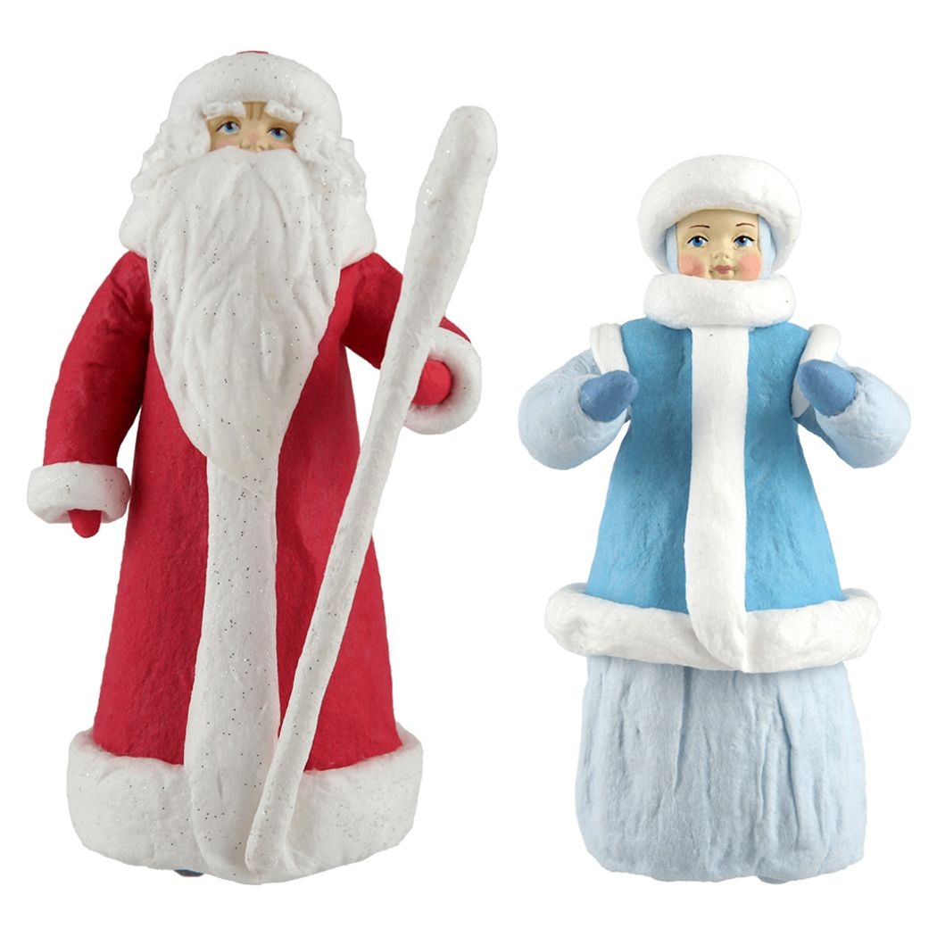 Набор елочных игрушек Дед Мороз и Снегурочка Душистыя радости | Фото 2