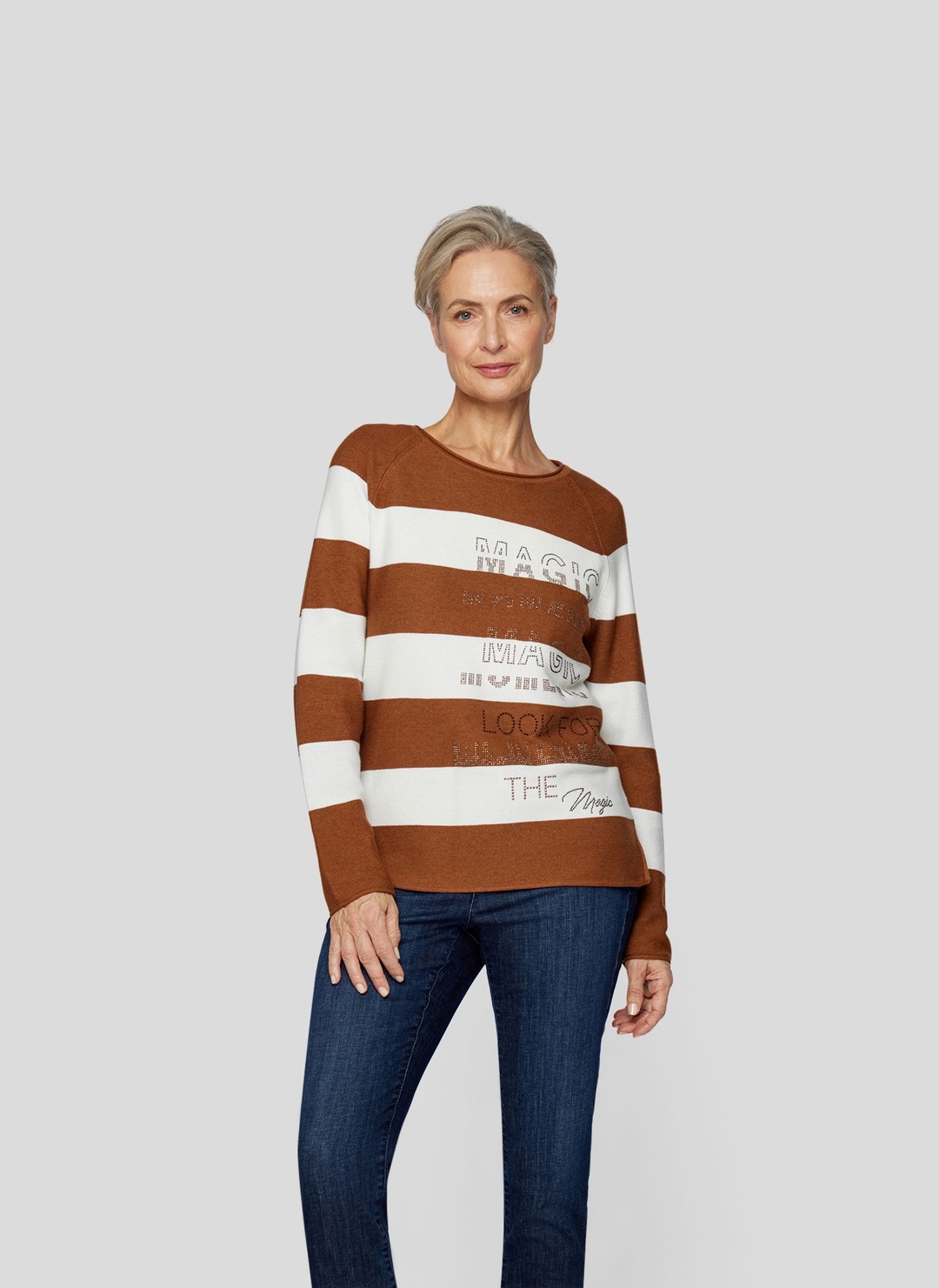 Женский джемпер со стразами Rabe | Фото 3