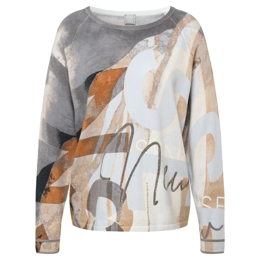 Женский джемпер с абстрактным принтом Rabe | Фото 1