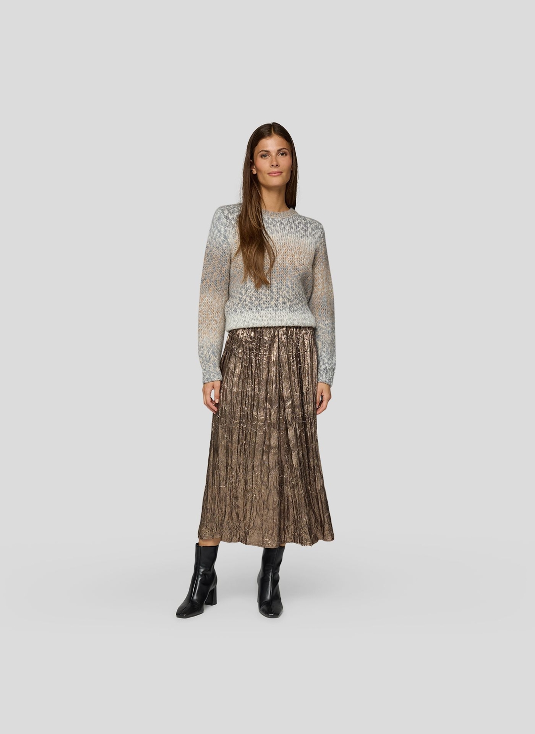 Женский джемпер с шерстью овцы и альпака Rabe | Фото 6