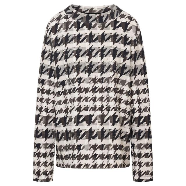 Женский свитшот с принтом pied-de-poule Rabe