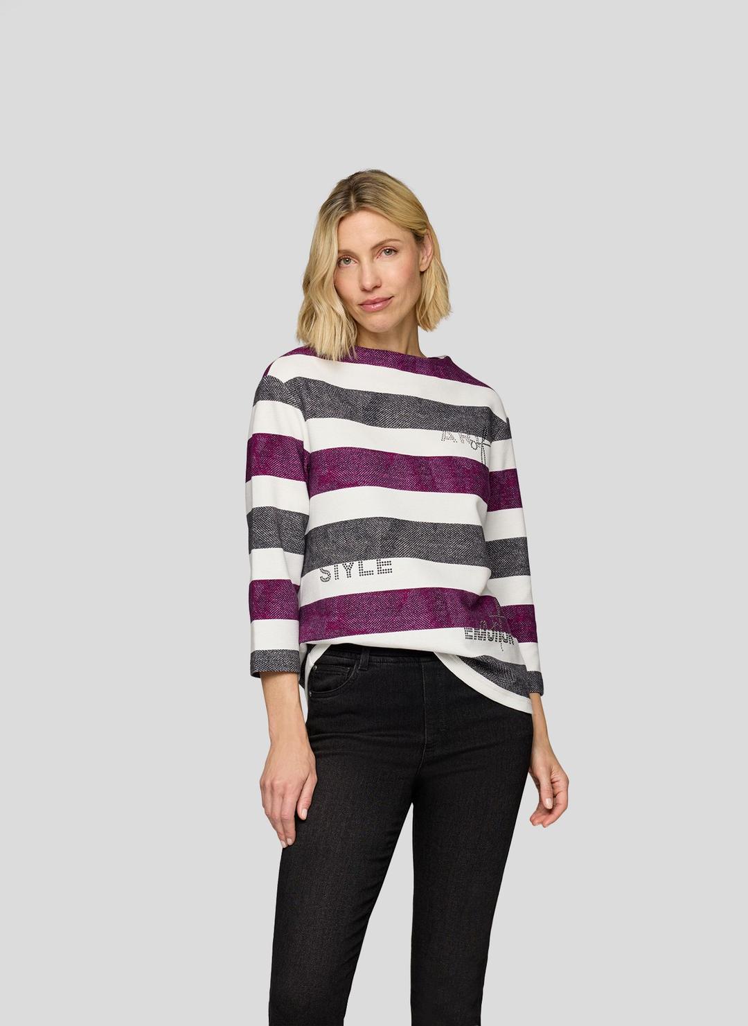 Женский свитшот в полоску Rabe | Фото 3