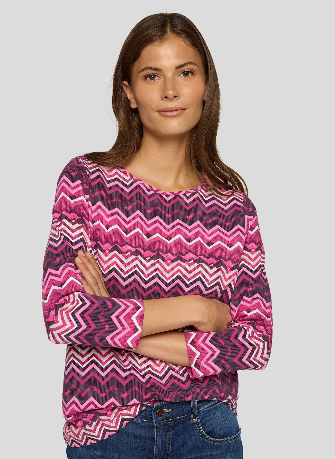 Женский лонгслив с зигзагообразным узором Rabe | Фото 4