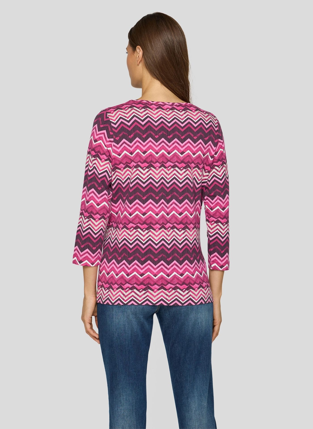 Женский лонгслив с зигзагообразным узором Rabe | Фото 3