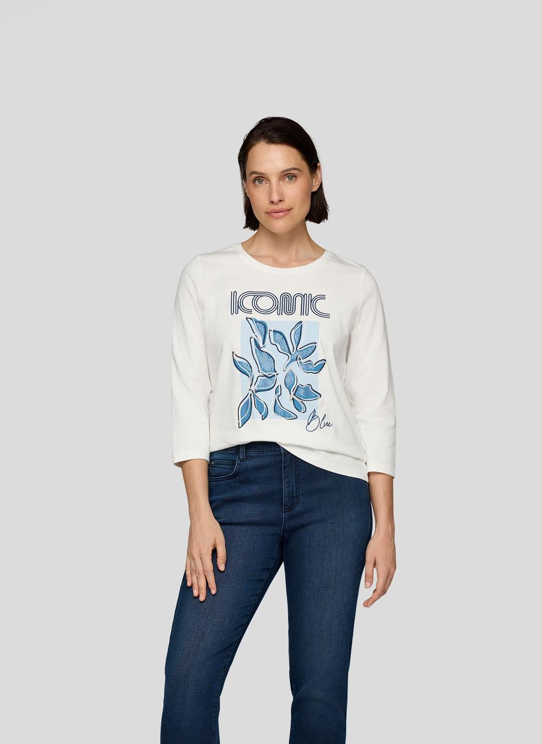 Женский лонгслив со стразами Rabe | Фото 2