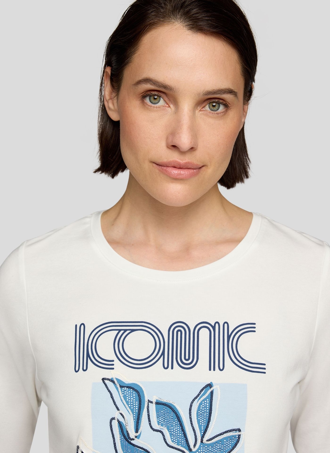 Женский лонгслив со стразами Rabe | Фото 4