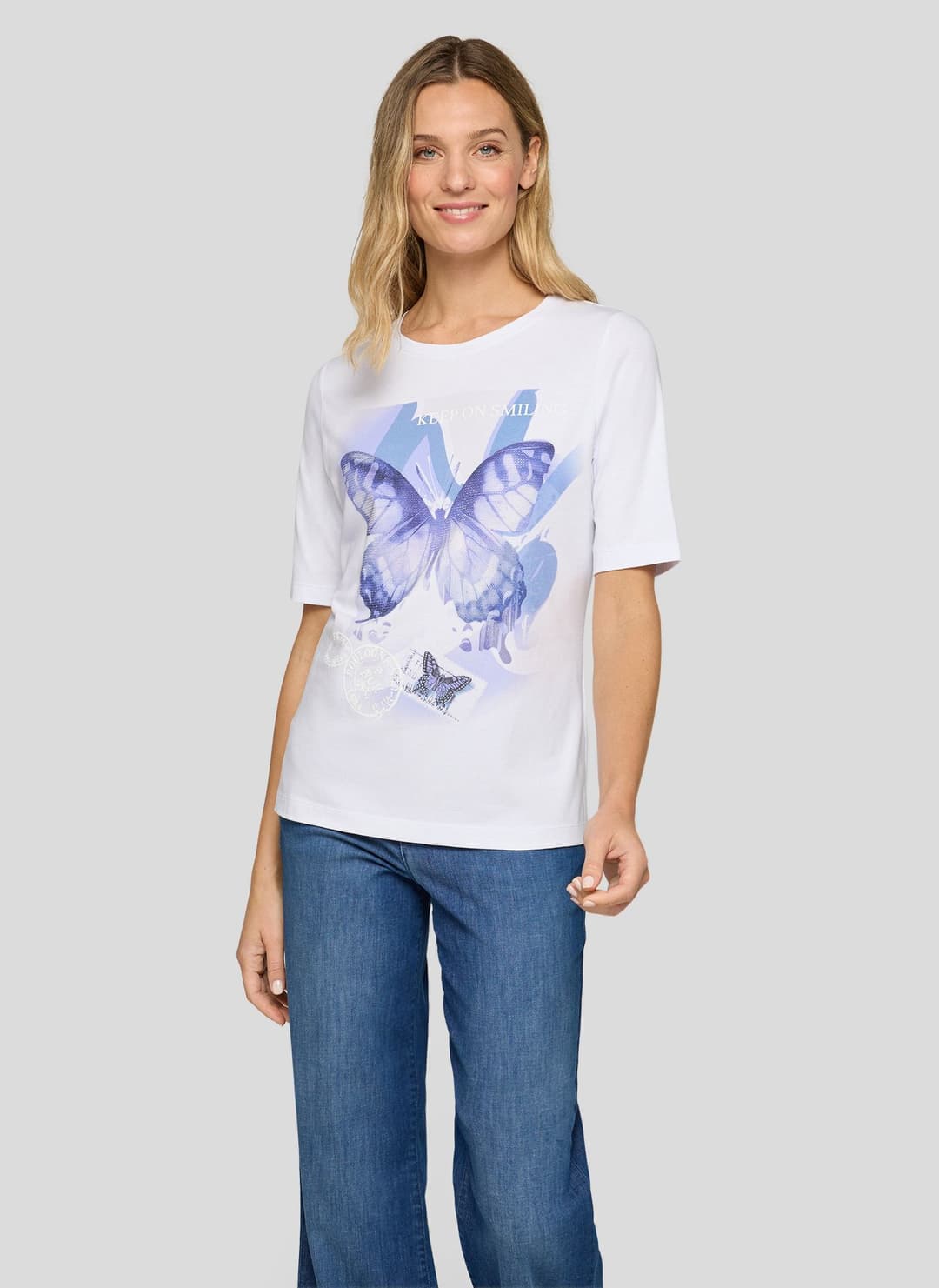 Женская футболка со стразами Rabe | Фото 3