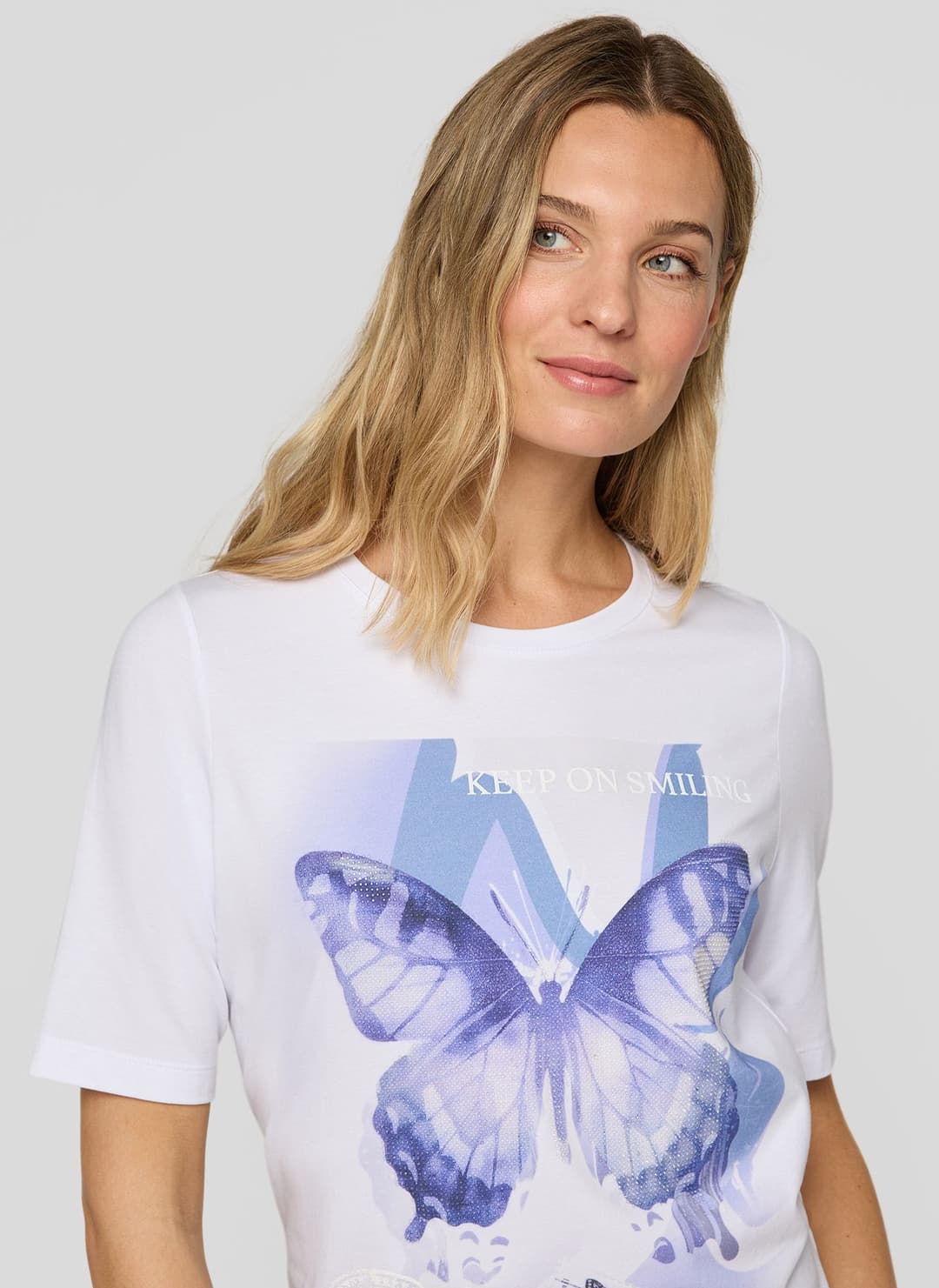 Женская футболка со стразами Rabe | Фото 5