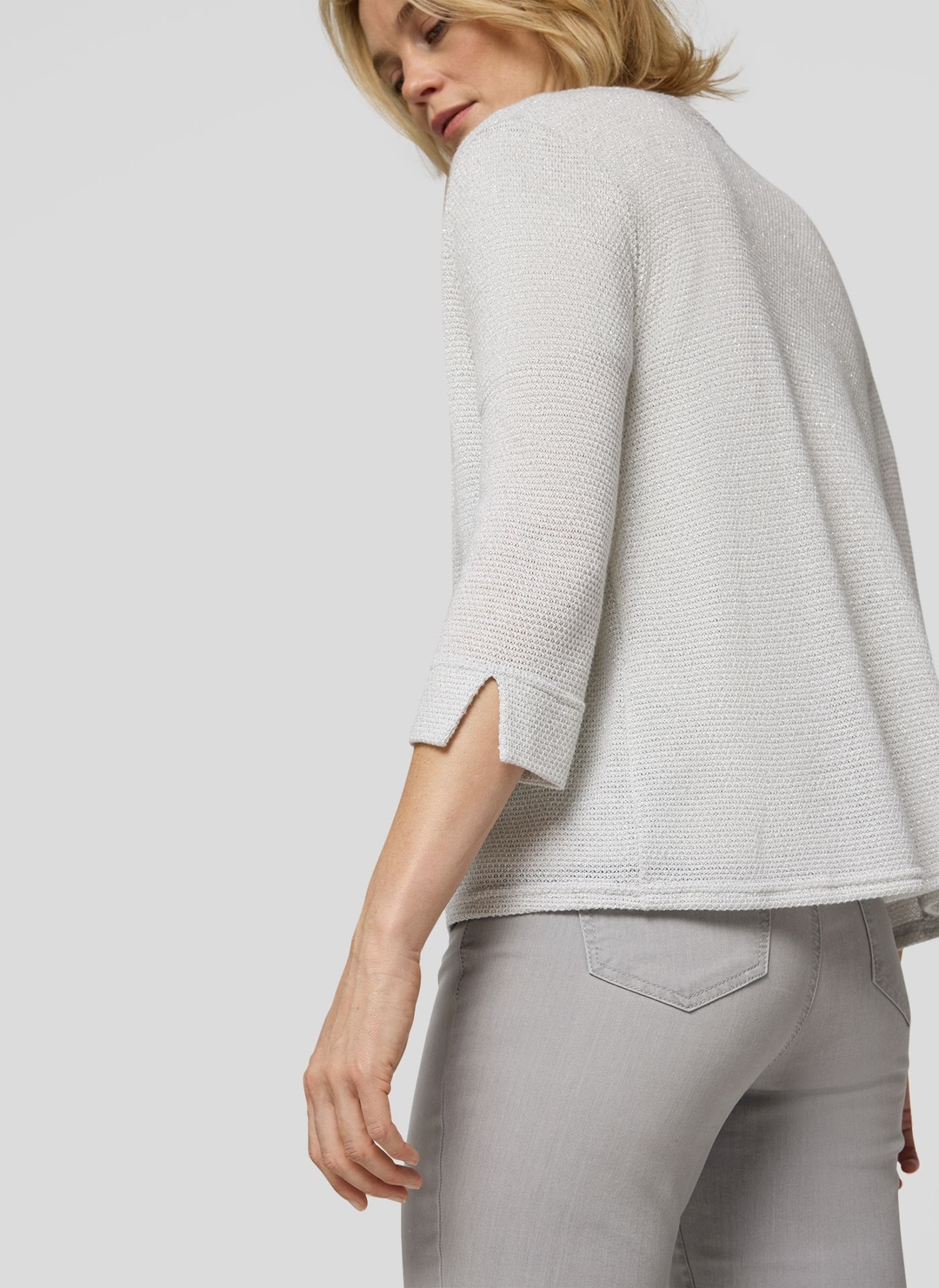 Женский кардиган с люрексом Rabe | Фото 6