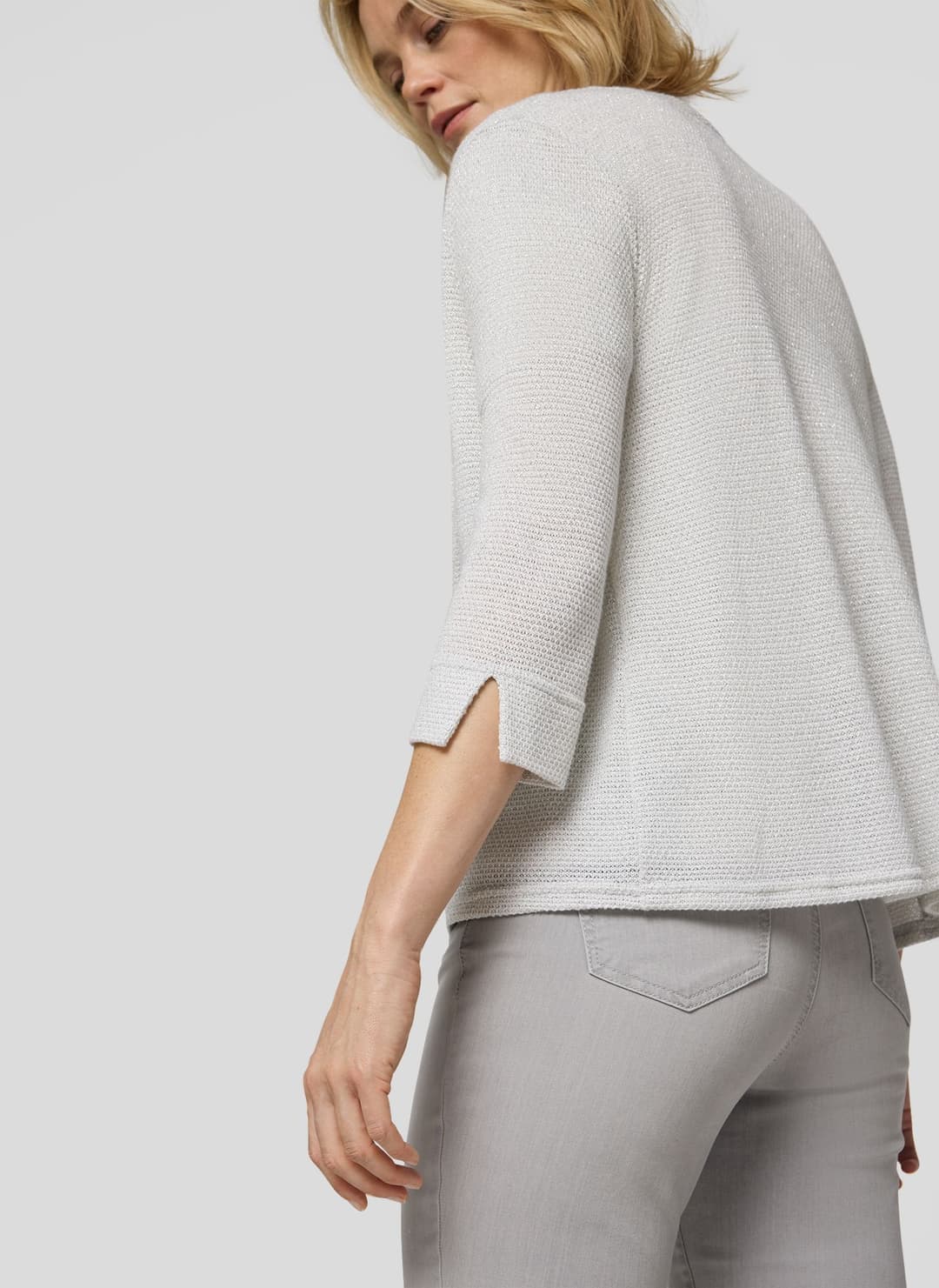 Женский кардиган с люрексом Rabe | Фото 6