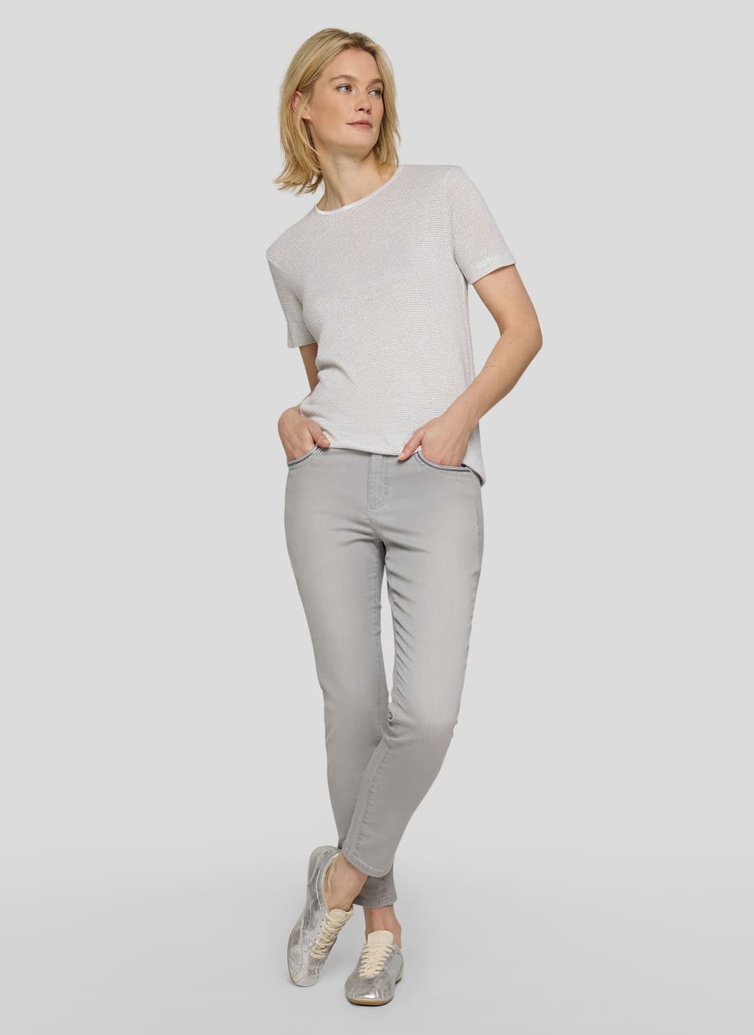 Женский джемпер с люрексом Rabe | Фото 4