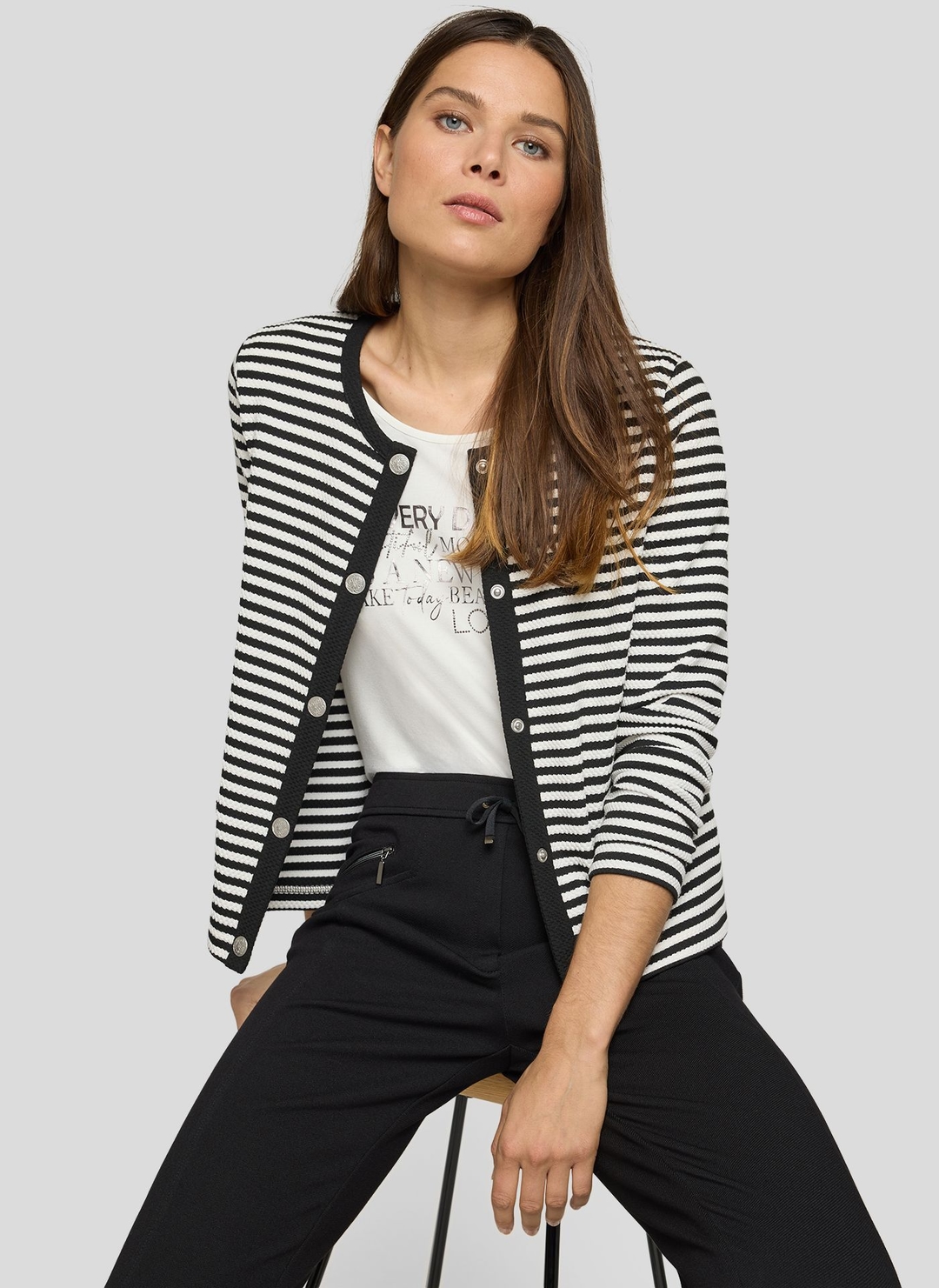 Женский трикотажный жакет Rabe | Фото 5