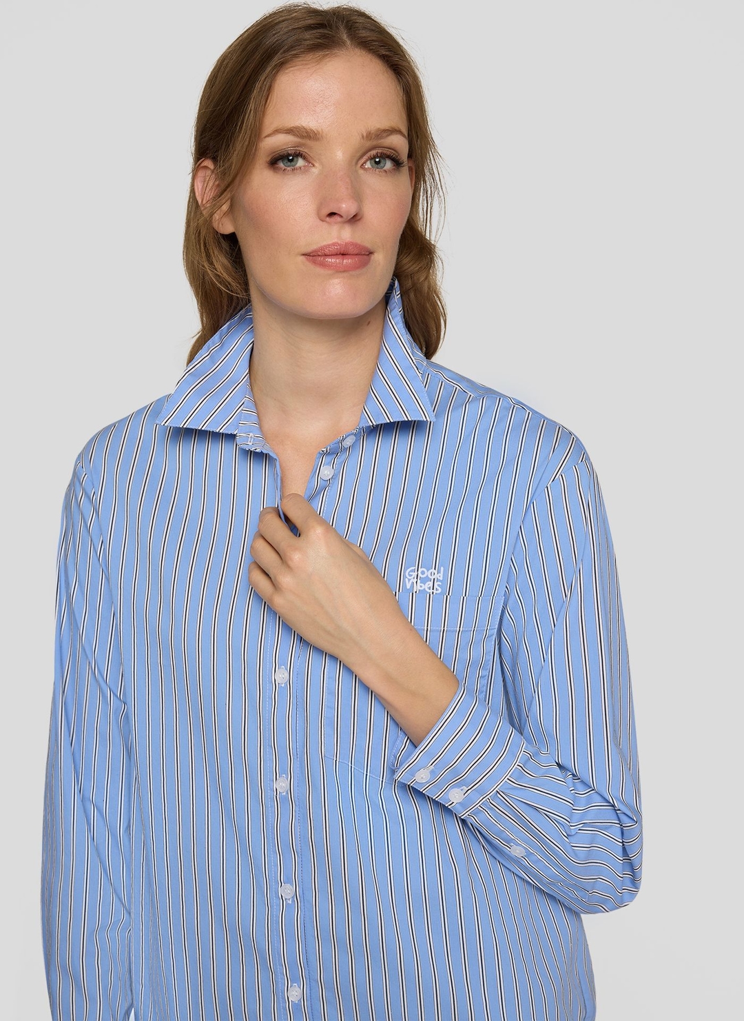 Женская рубашка в полоску Rabe | Фото 5