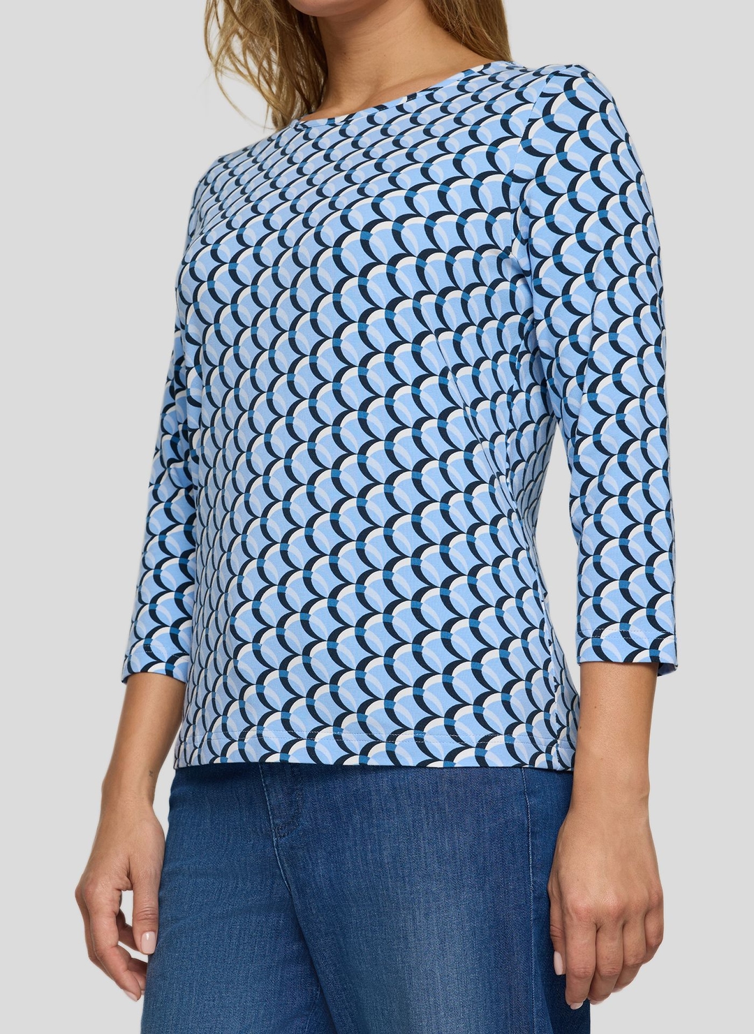 Женский лонгслив из хлопка Rabe | Фото 5