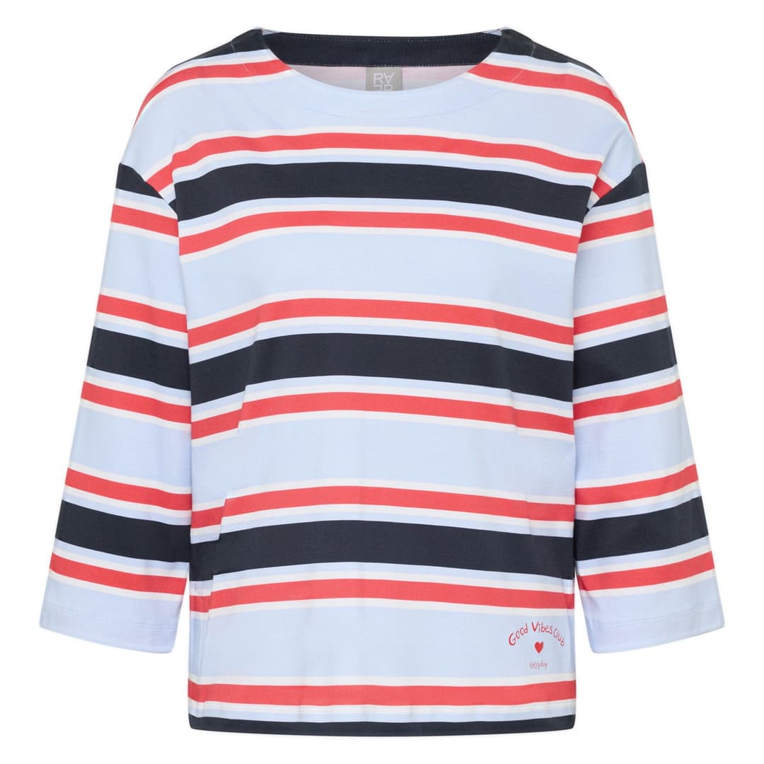 Женский лонгслив в полоску Rabe | Фото 1