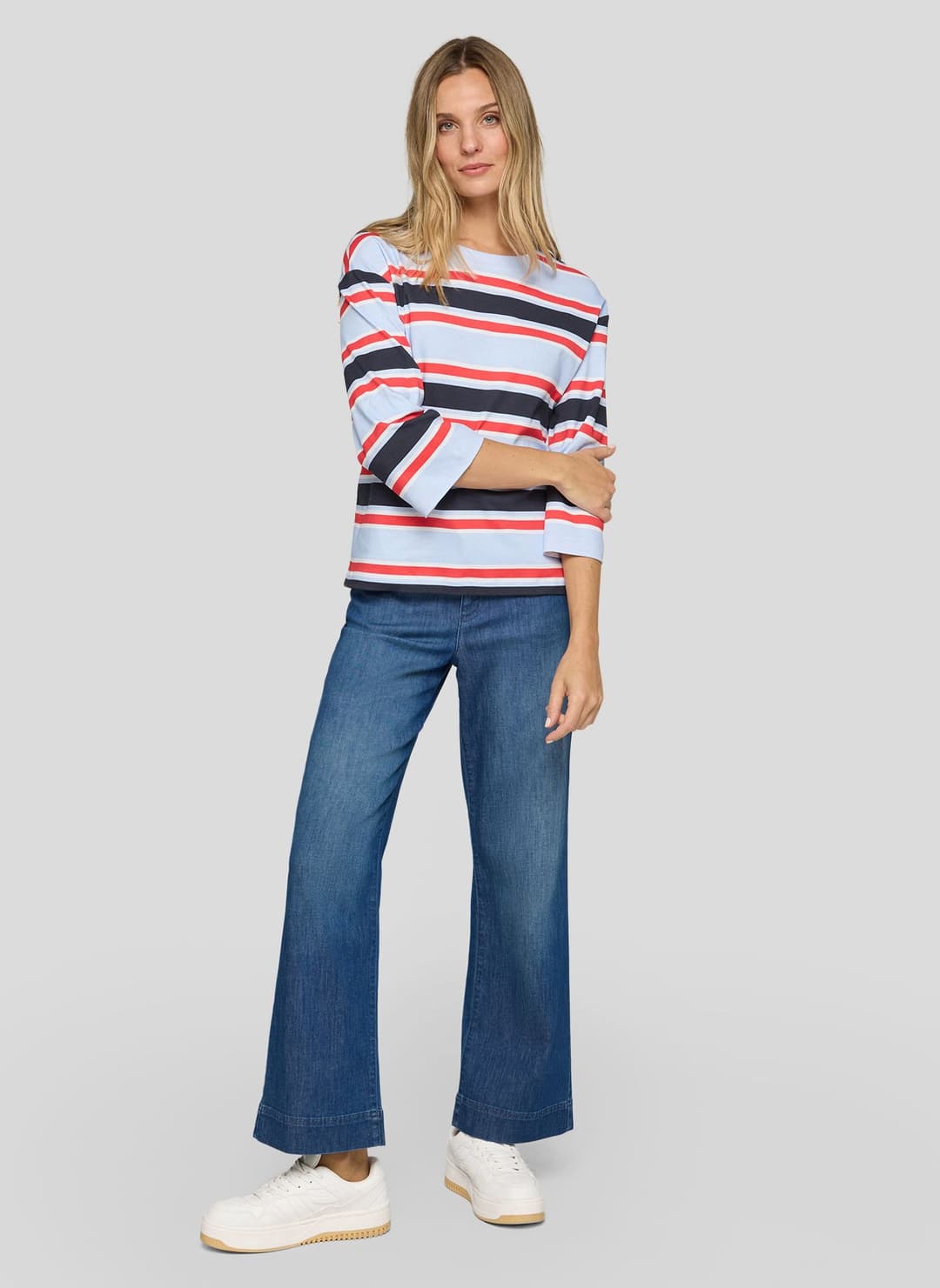Женский лонгслив в полоску Rabe | Фото 4