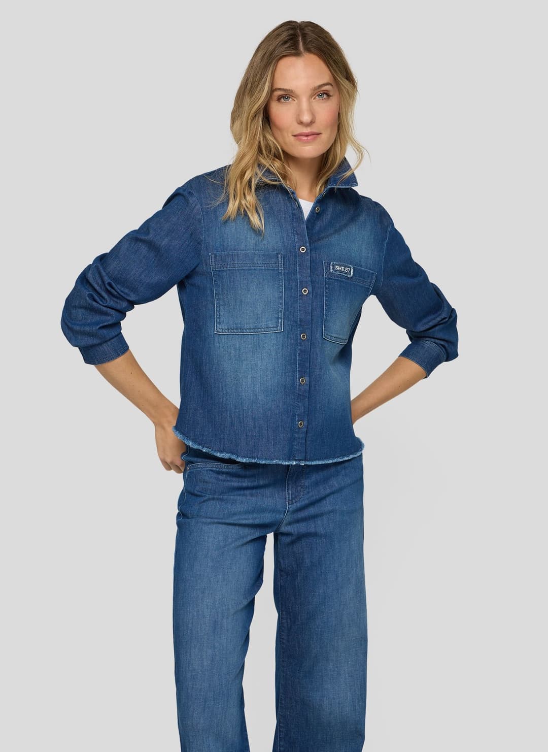 Женская джинсовая рубашка Rabe | Фото 3