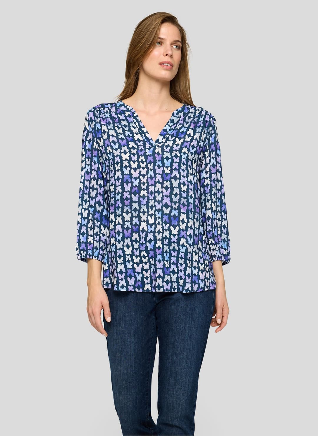 Женская вискозная блуза Rabe | Фото 3