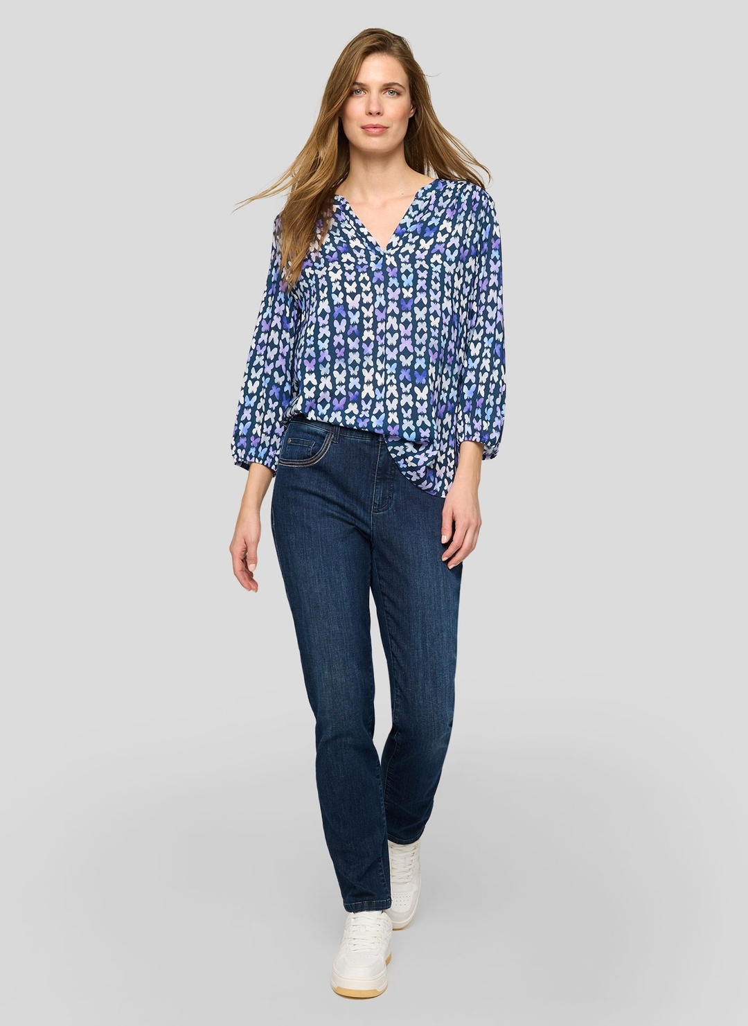 Женская вискозная блуза Rabe | Фото 4