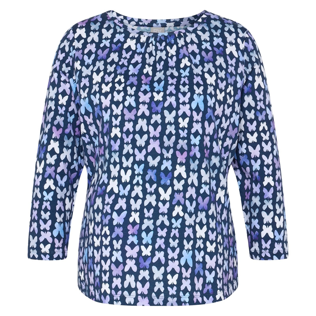 Женский лонгслив из хлопка Rabe | Фото 1