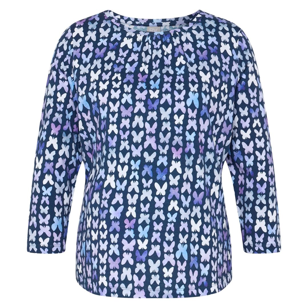 Женский лонгслив из хлопка Rabe | Фото 1