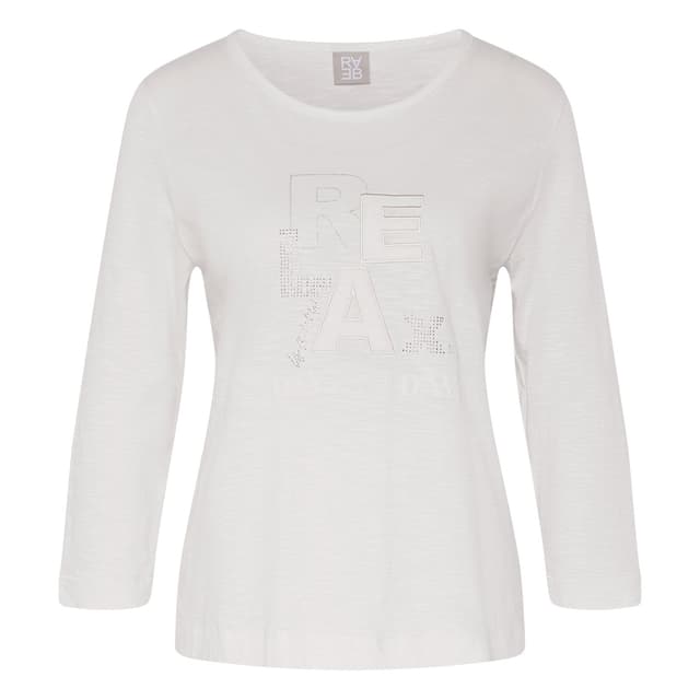 Женский лонгслив из хлопка с модалом Rabe