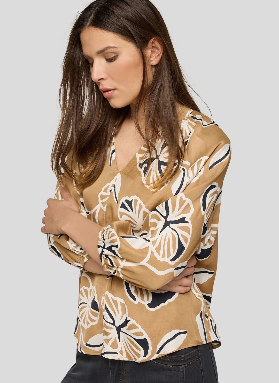 Женская блуза из вискозы Rabe | Фото 4