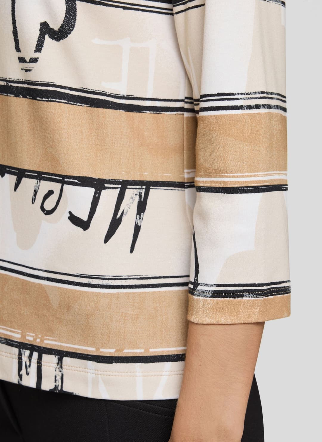 Женский лонгслив из хлопка Rabe | Фото 5