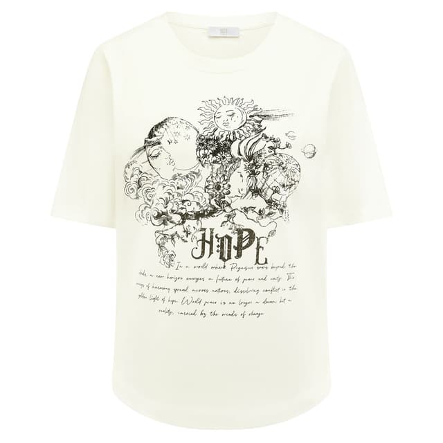 Женская футболка с принтом RIANI