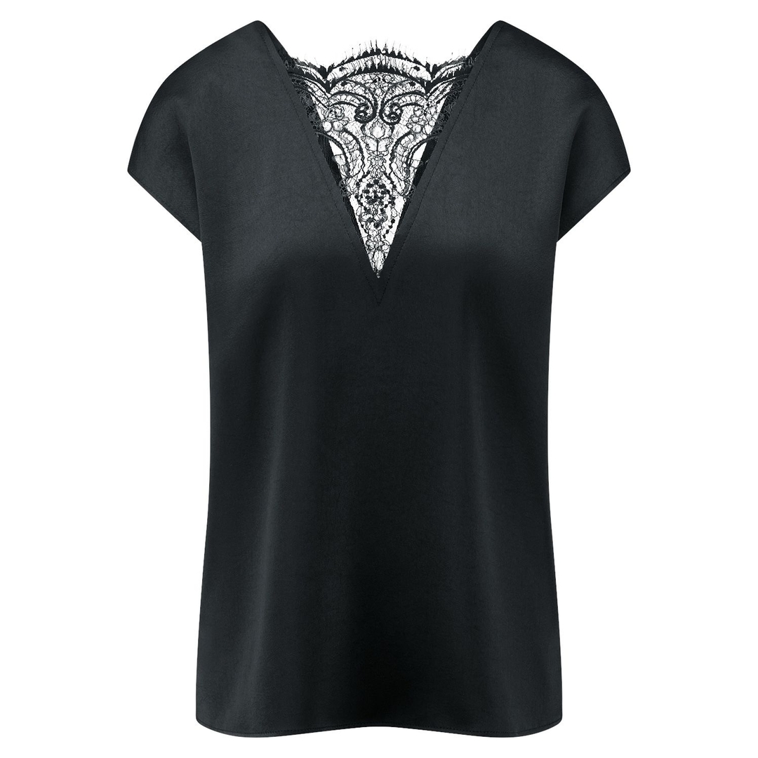 Женская атласная блуза с кружевом RIANI | Фото 1