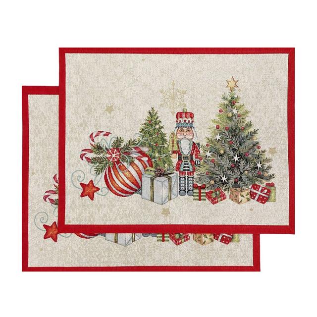 Салфетки декоративные Щелкунчики, 2 шт