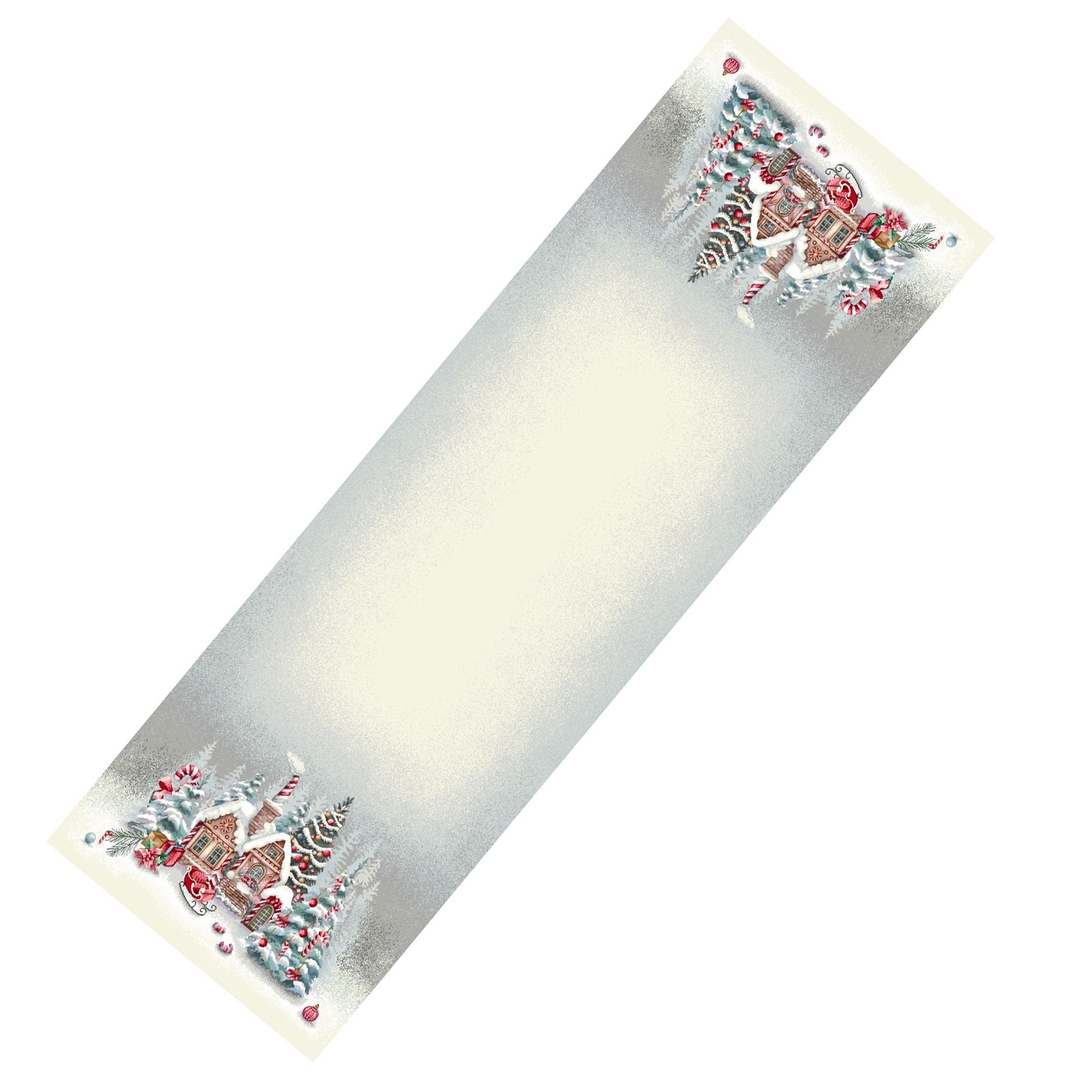 Дорожка и салфетки Снеговики Пряничные домики | Фото 4