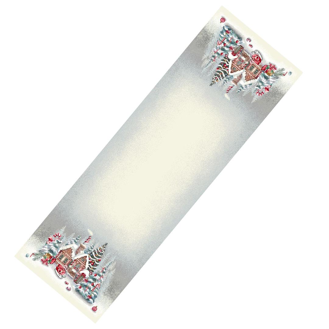 Дорожка и салфетки Снеговики Пряничные домики | Фото 4