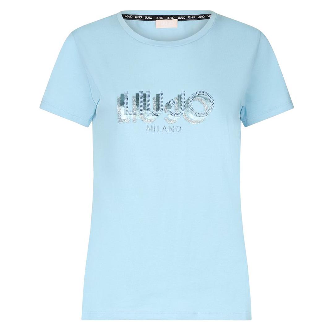 Женская футболка с лого-принтом Liu Jo | Фото 1