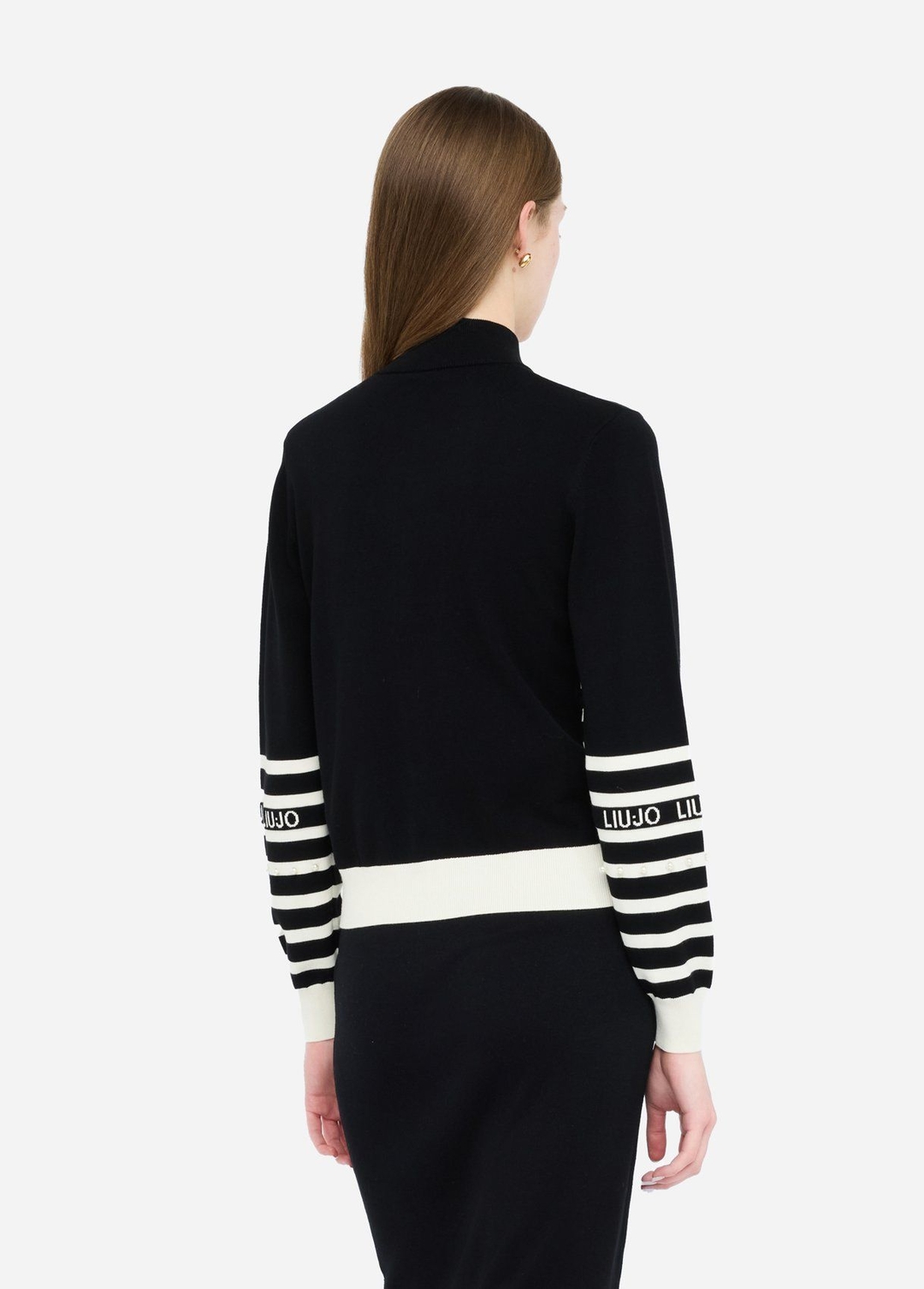 Женский кардиган в полоску Liu Jo | Фото 3