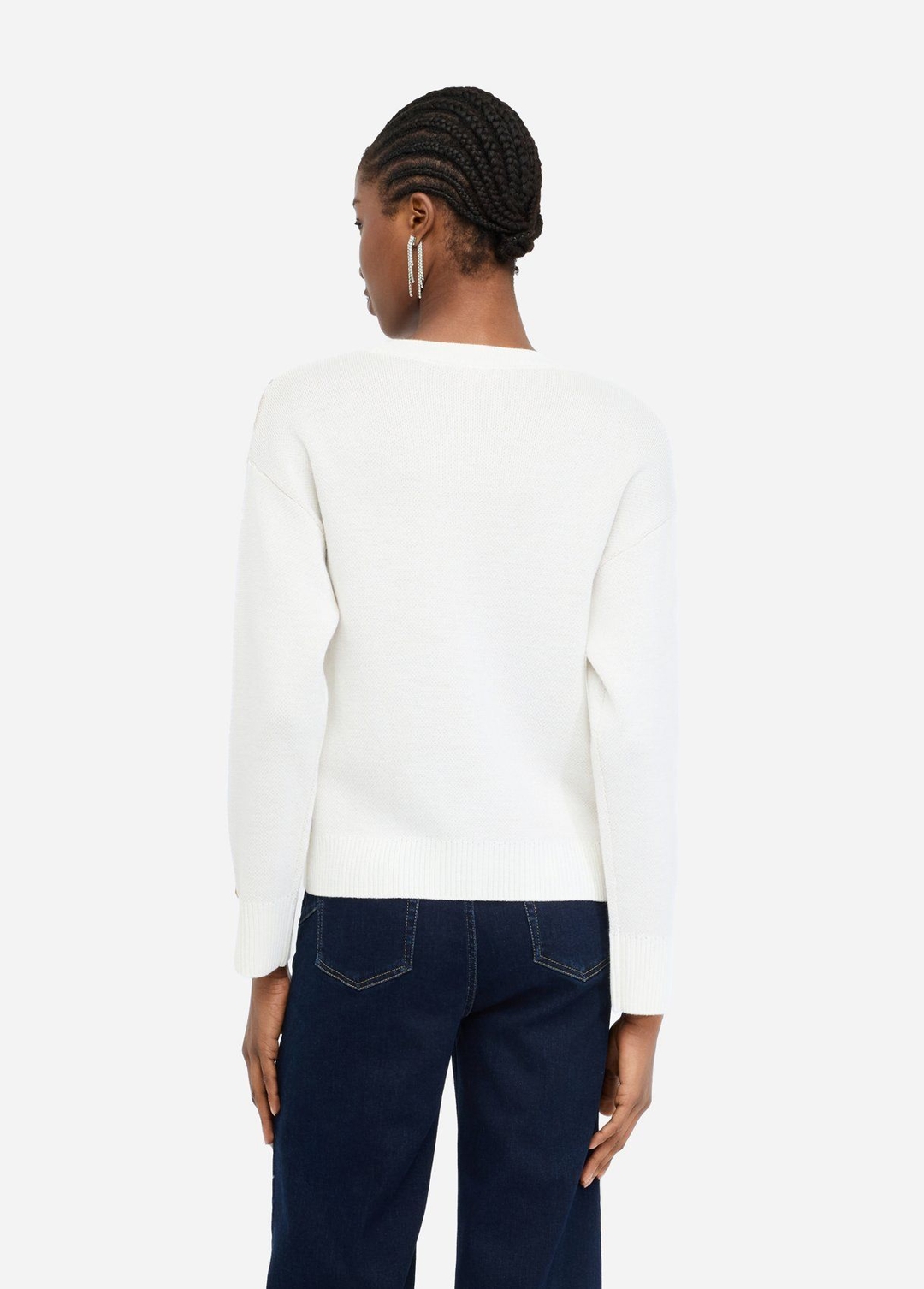 Женский жаккардовый джемпер Liu Jo | Фото 3