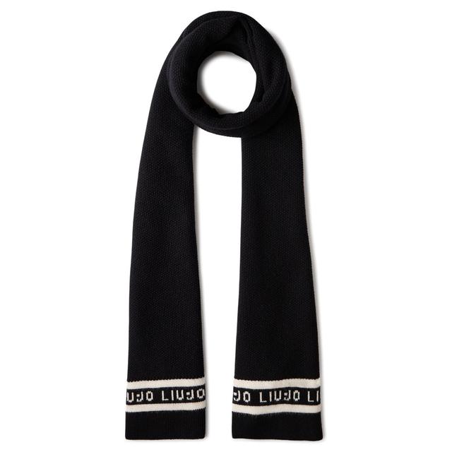 Женский шарф с жаккардовым логотипом Liu Jo