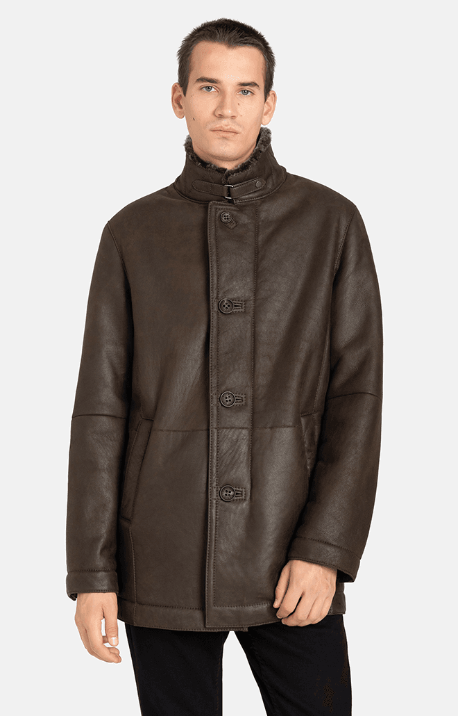 Мужское дубленое пальто WERNER CHRIST | Фото 2