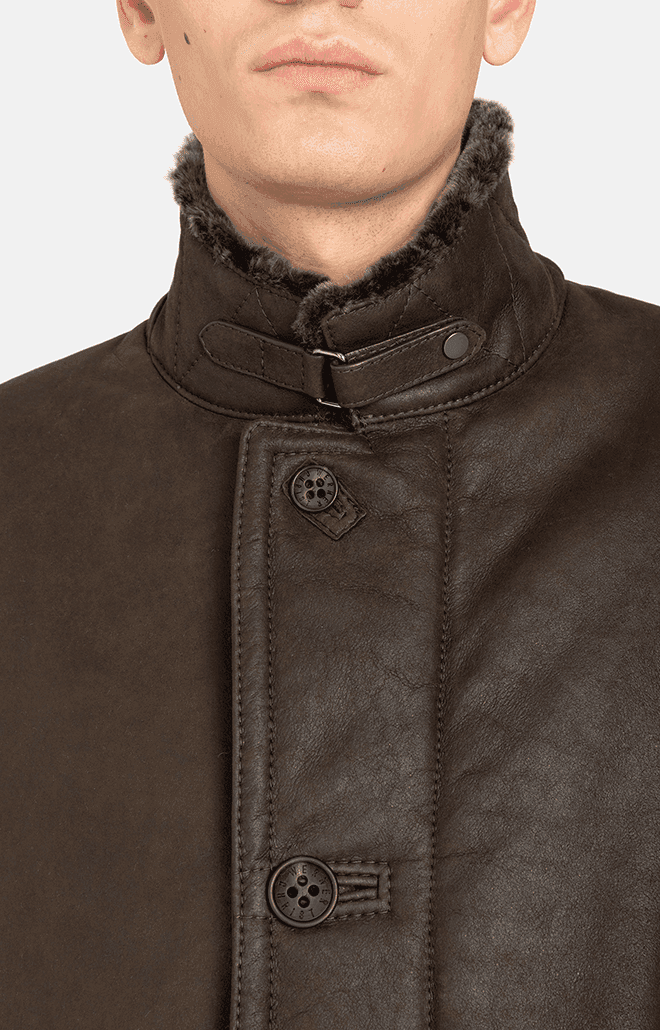 Мужское дубленое пальто WERNER CHRIST | Фото 5