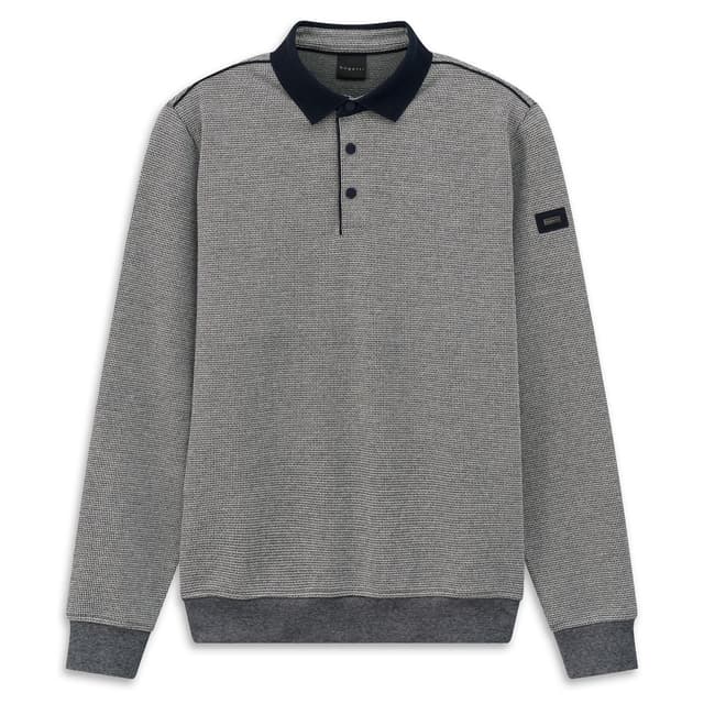 Мужской джемпер с воротником поло Bugatti