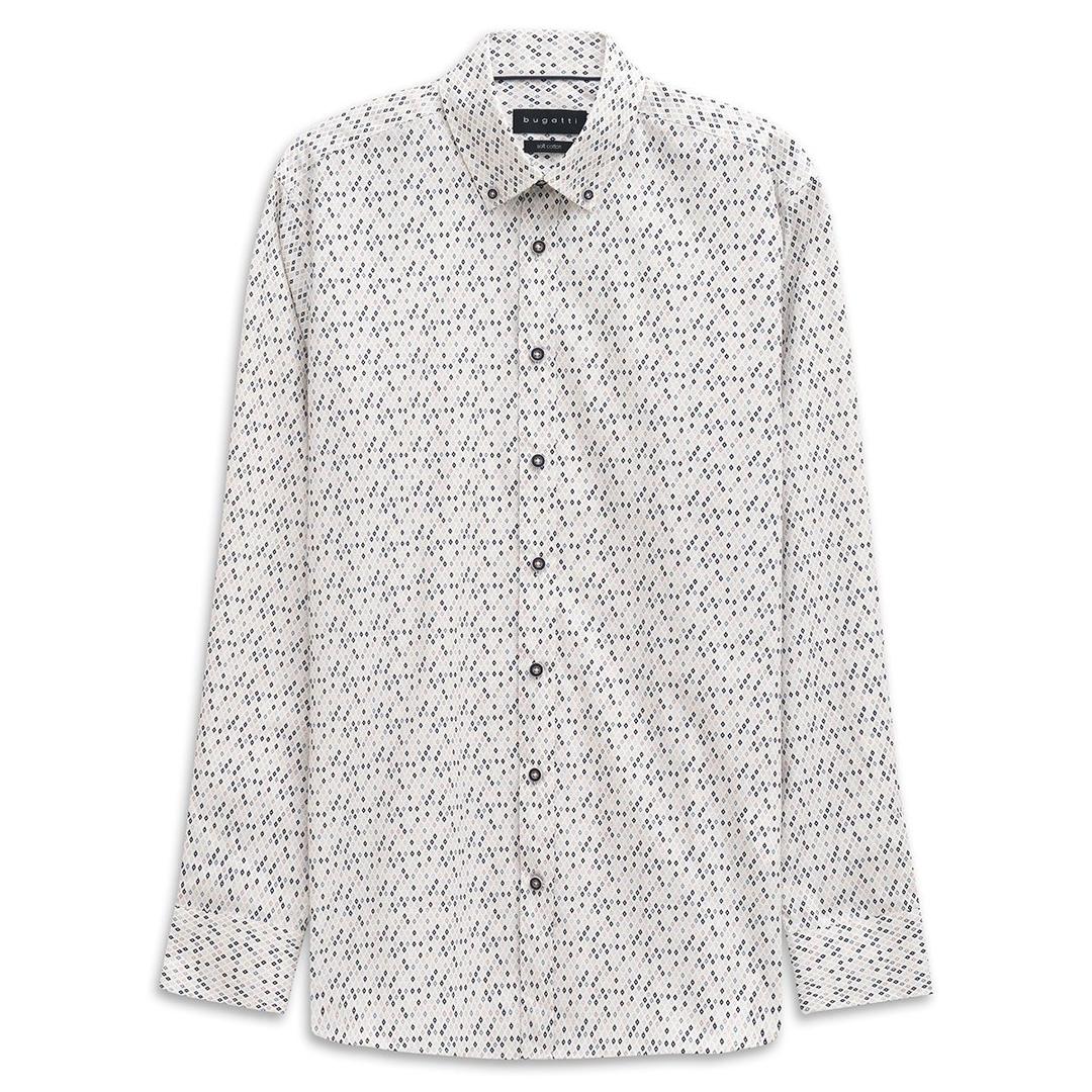 Мужская рубашка с принтом Bugatti | Фото 1