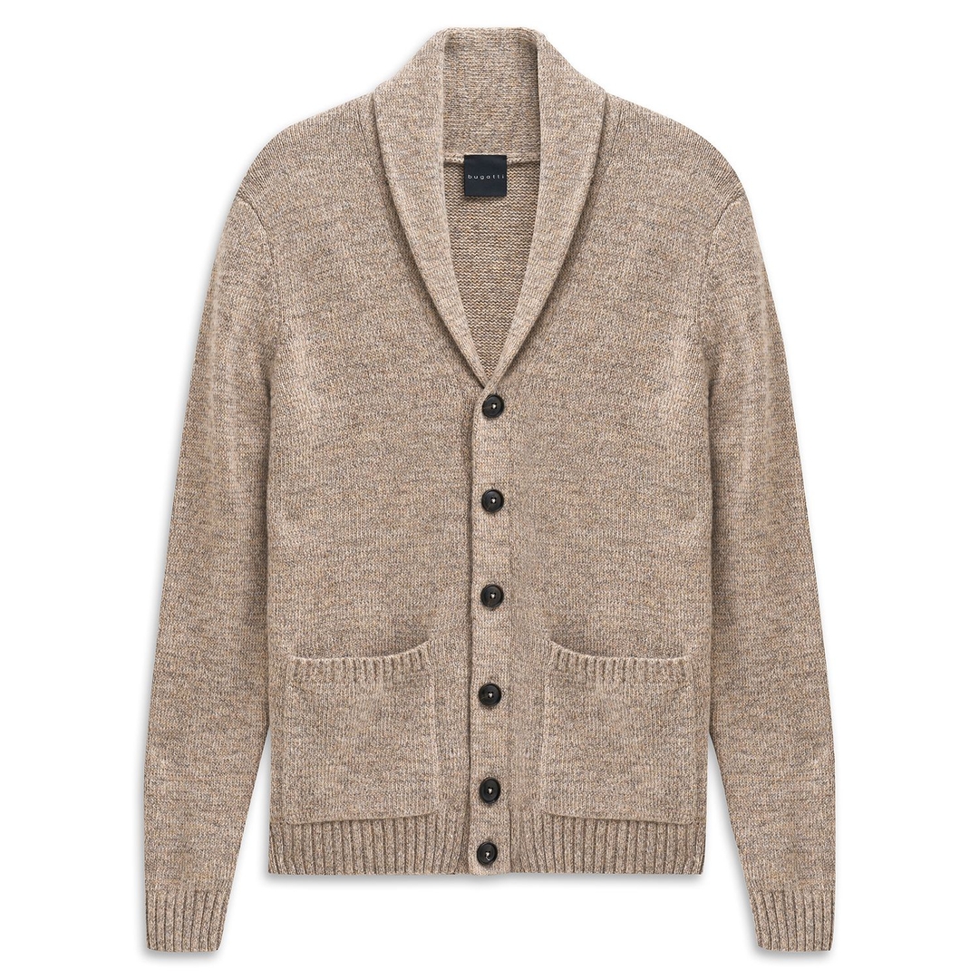 Мужской кардиган меланж Bugatti | Фото 1